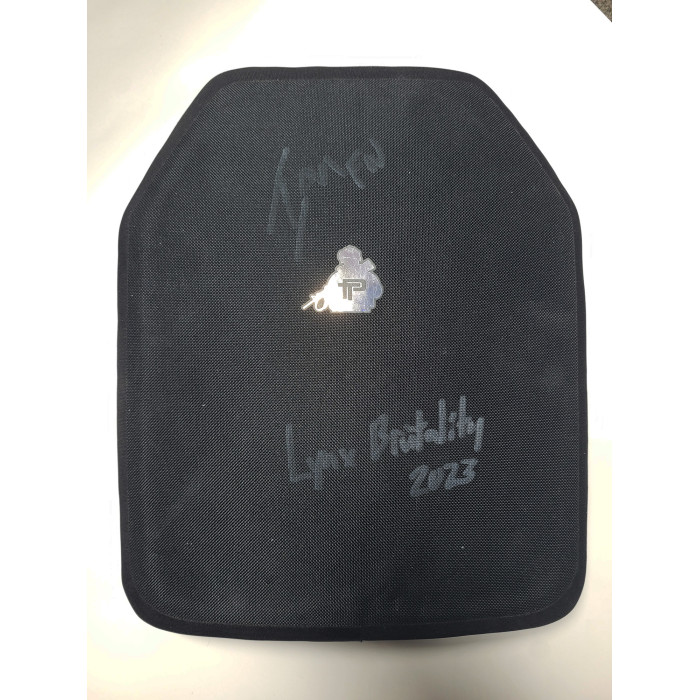 Ballistic Plate - SiC | Multi-curve | Signed by Ian McCollum