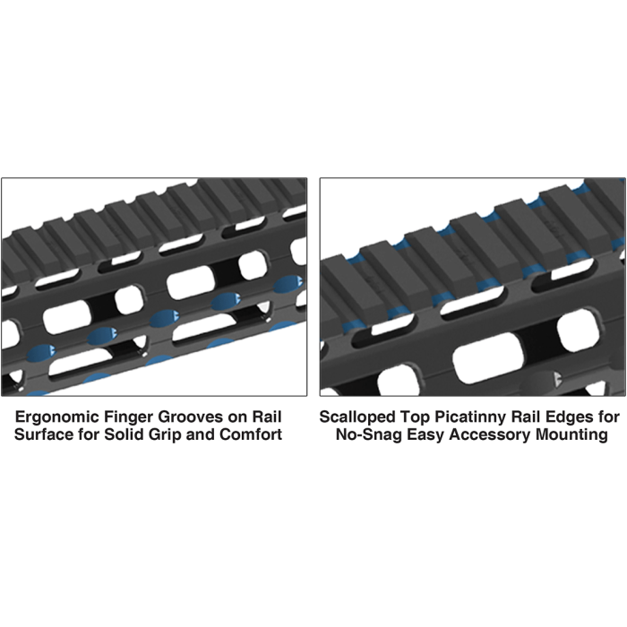 AR15 Super Slim Free Float M-LOK® Handguard, 15" | UTG PRO®