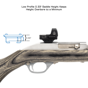 Dovetail Optic Mount, for DOCTER®, Low Profile | UTG®