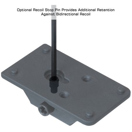 Dovetail Optic Mount, for DOCTER®, Low Profile | UTG®