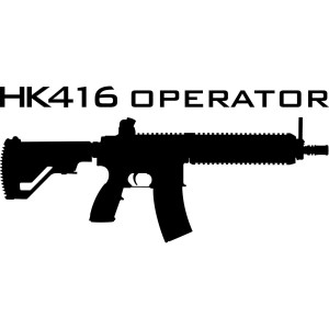 HK416 Operator decal