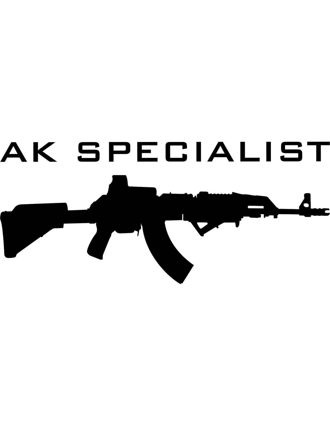 AK Specialist decal