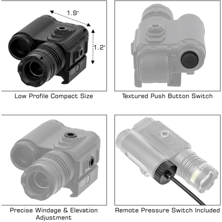 BULLDOT® Instant Target Aiming Compact Green Laser | UTG®