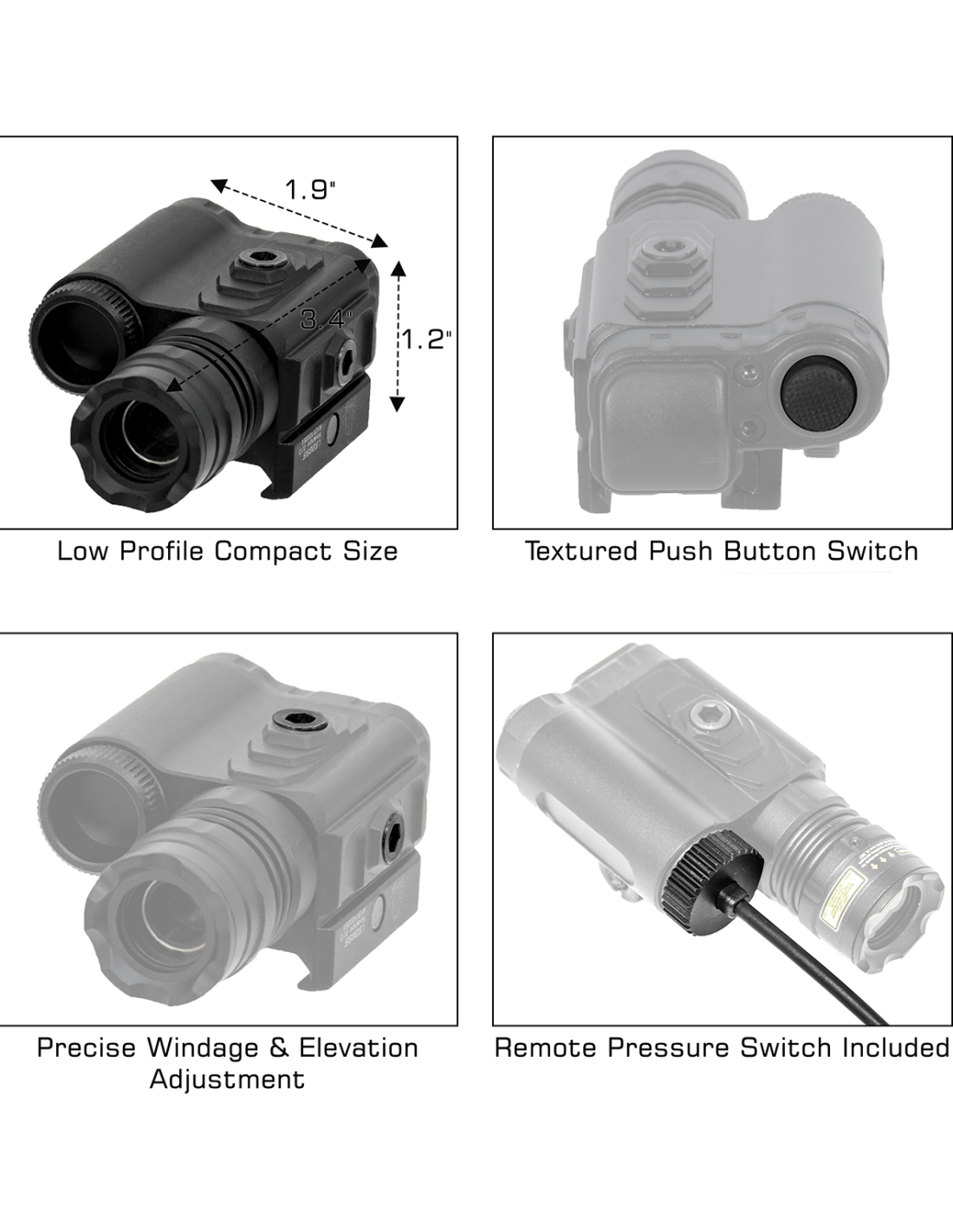 BULLDOT® Instant Target Aiming Compact Green Laser | UTG®