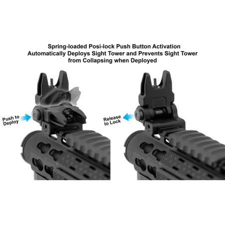 ACCU-SYNC® Front Sight, Spring Loaded Flip-up, Standard A2 FSP | UTG®