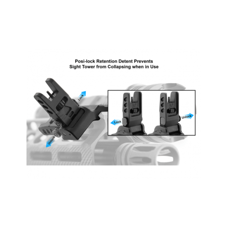 ACCU-SYNC® 45 Degree Front Sight, Manual Flip-up, Tool-free FSP | UTG®