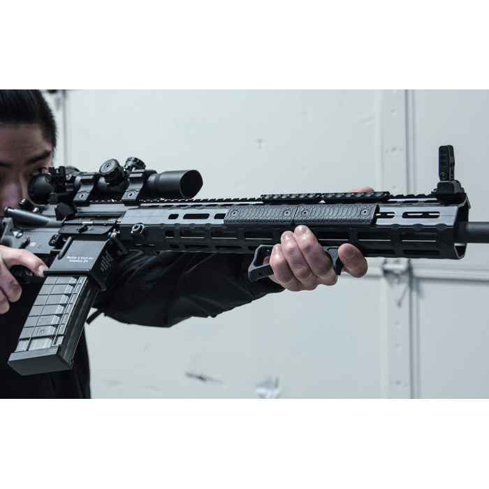 4-Pack Rail Protection Covers / Panels For MLOK System - Black Tough Polymer