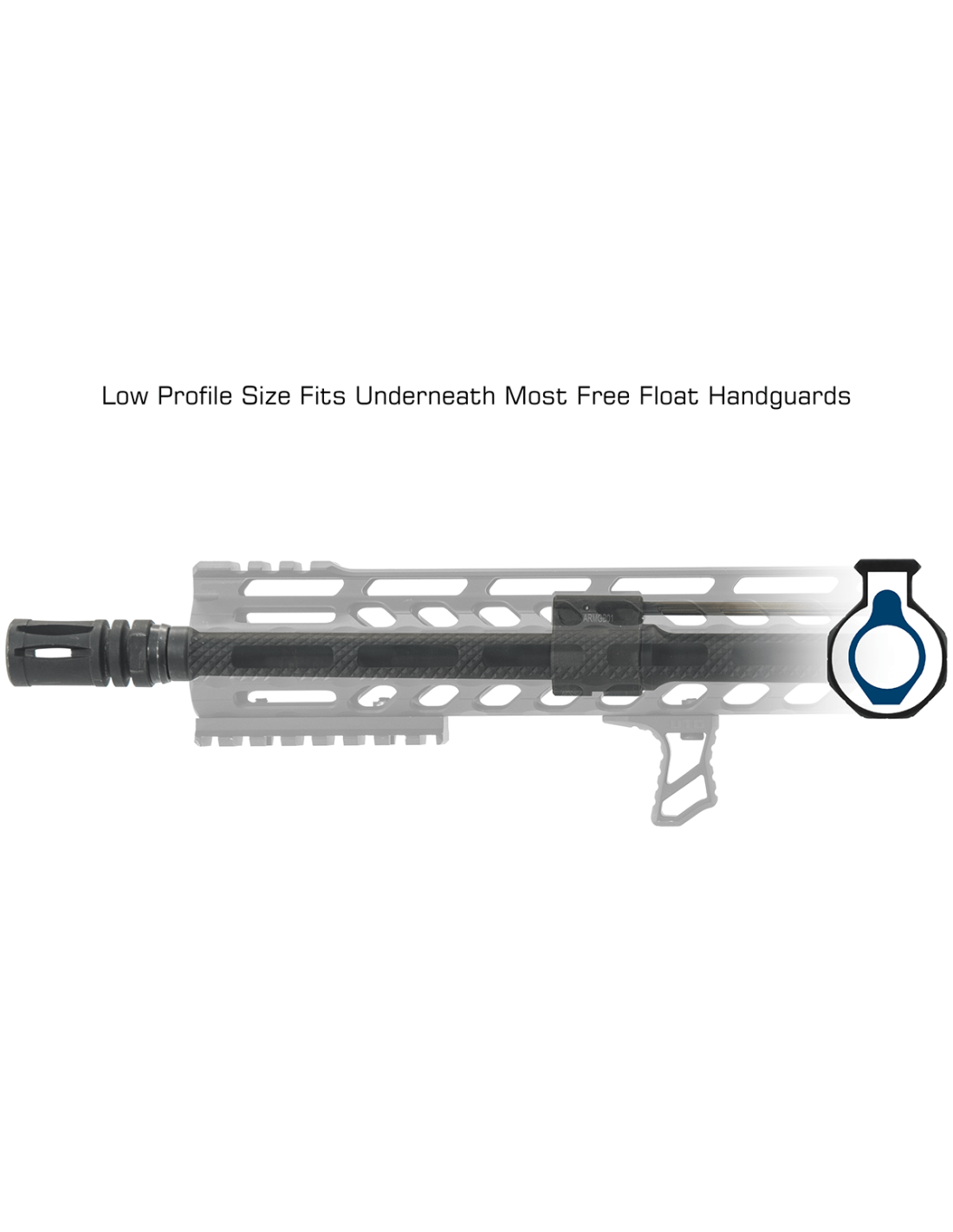 Micro Gas Block, Steel, .750