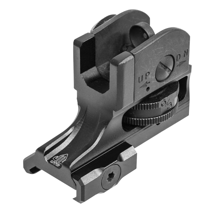 Super Slim Fixed Rear Sight, A2 Dual Aperture with 6/3 Drum | UTG®