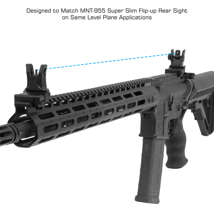 Super Slim Front Sight, Manual Flip-up, Standard A2 FSP | UTG®