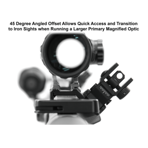 ACCU-SYNC® 45 Degree, Dual Aperture Rear Sight, Manual Flip-up | UTG®