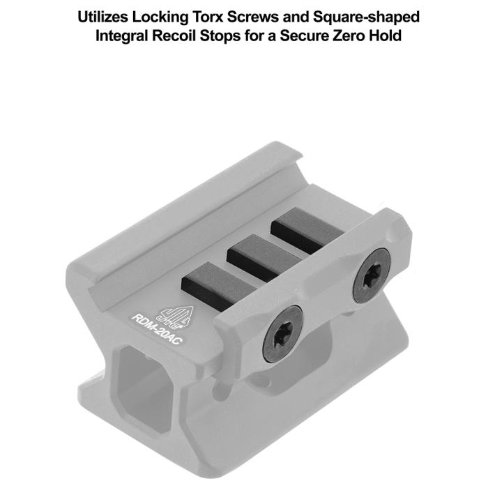 Dovetail Optic Mount (for Docter, Low Profile) | UTG®