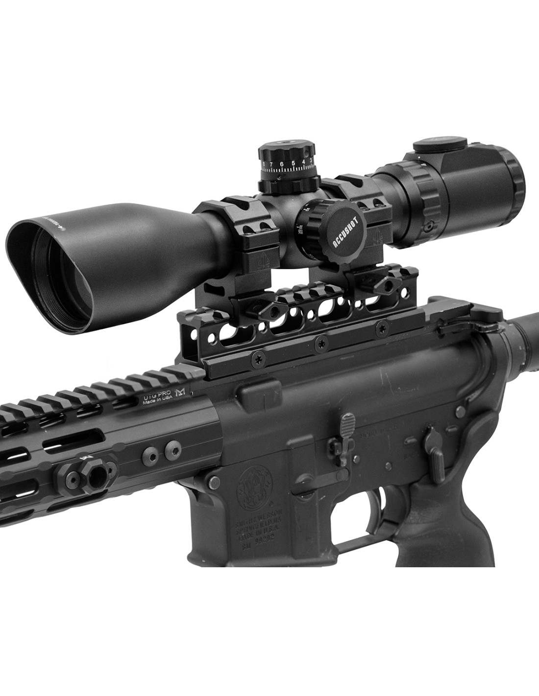 thumbnail image 2 of 13 Slot Picatinny Riser Scope Mount | Heavy Duty Double Rail With Quick Release | Unbranded 2 of 5