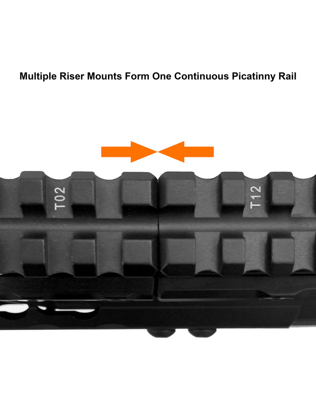 Super Slim Picatinny Riser Mount (13 slot) | UTG®