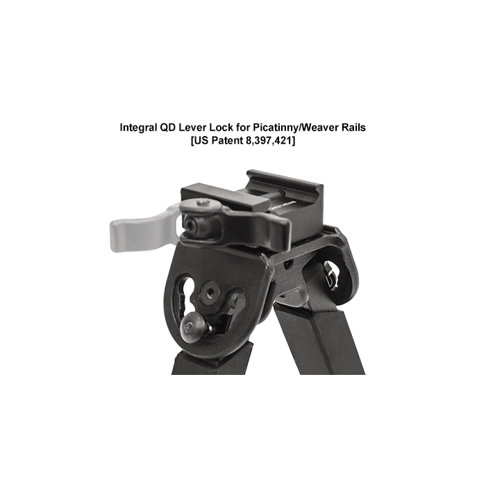 Rubber Armored Full Metal QD Bipod | UTG®