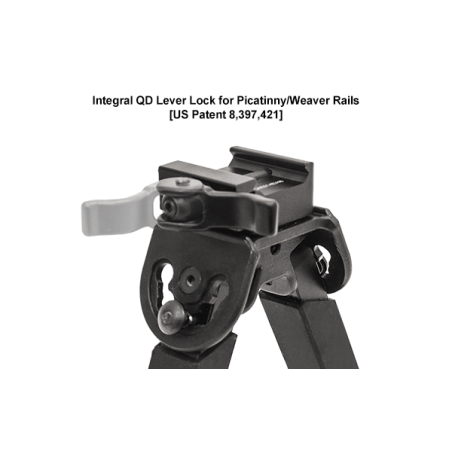 Rubber Armored Full Metal QD Bipod | UTG®