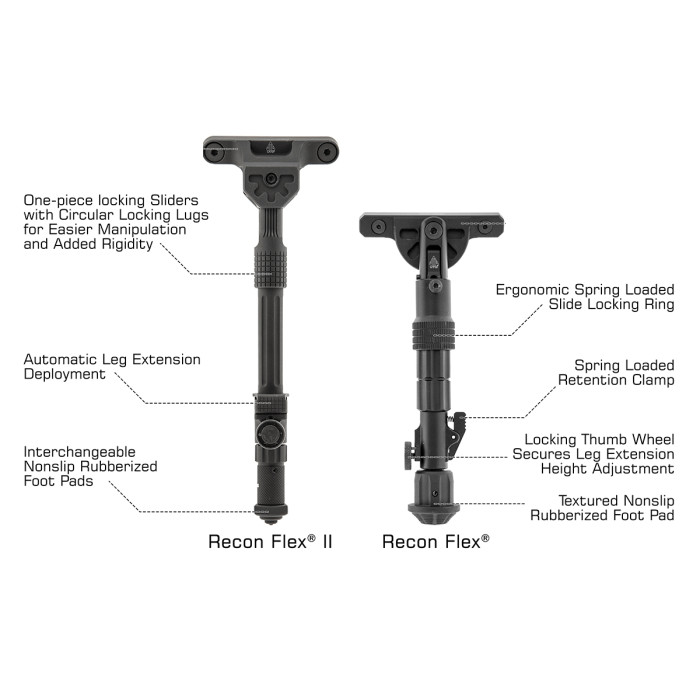 Recon Flex® II Bipod (M-LOK) | UTG®