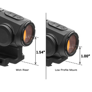 ACCU-SYNC® 2521R Dot Sight, Red 3.0 MOA Single Dot, for Mini ACOG® | UTG®