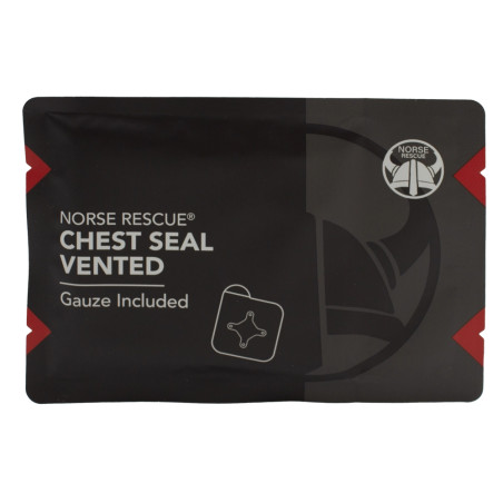 Chest Seal (1 pc, vented, 4 channel) | Norse Rescue Norse Rescue - 1