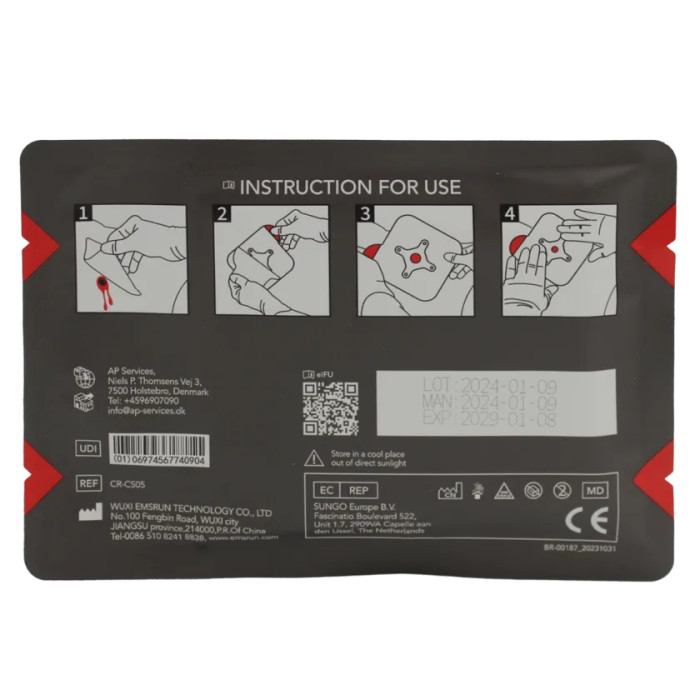 Chest Seal (1 pc, vented, 4 channel) | Norse Rescue Norse Rescue - 2