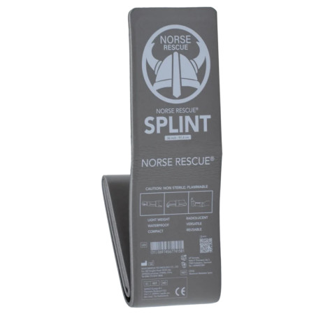 Splint Flat Folded (Charcoal, 36") | Norse Rescue Norse Rescue - 3
