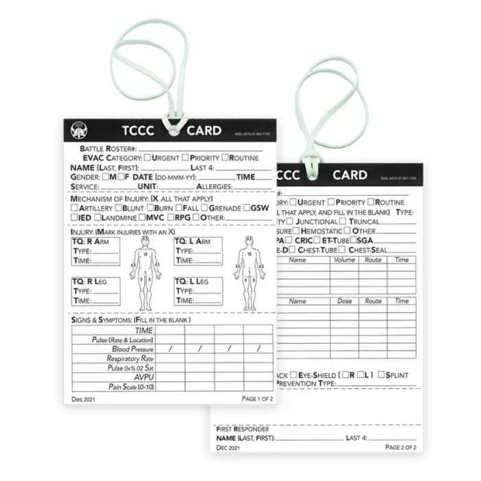 TCCC Card | Norse Rescue Norse Rescue - 2