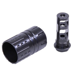 Muzzle Brake With Blast Shield