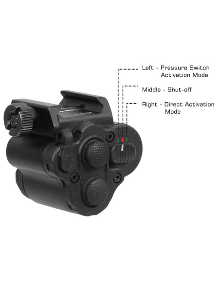 Sub-compact Light/Red Laser Combo, 120 Lumen | UTG® UTG® & UTG PRO® - 3