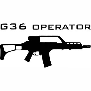 G36 Operator decal