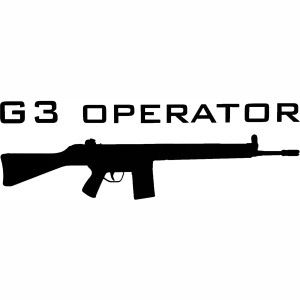 G3 Operator decal