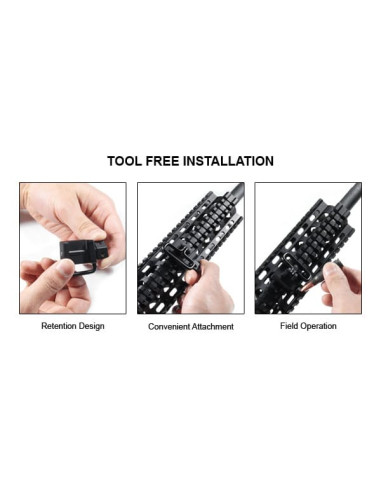 Picatinny Sling Swivel Mount with 32 mm Loop | UTG® UTG® & UTG PRO® - 3