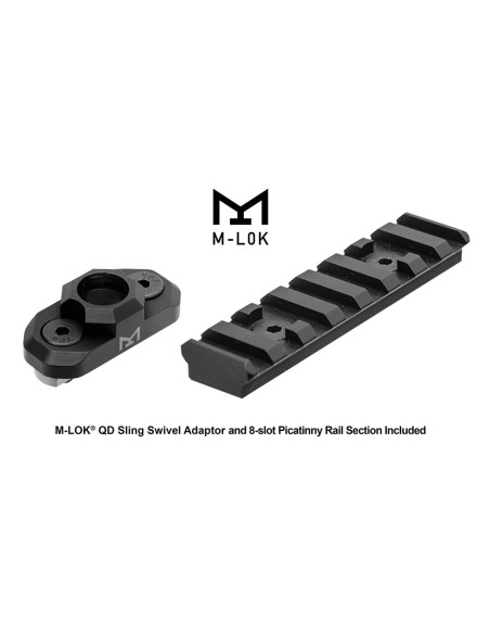 AR15 Super Slim M-LOK Drop-in Car. Length Rail, 381 mm-Black | UTG Pro UTG® & UTG PRO® - 7
