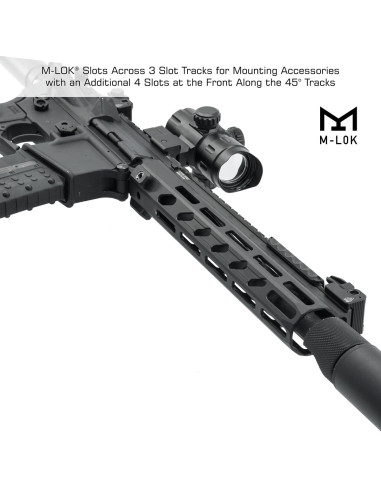 Arwen M-LOK Free Float Handguard, 254 mm-Black | UTG Pro UTG® & UTG PRO® - 7