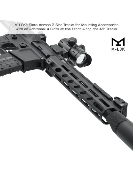 Arwen M-LOK Free Float Handguard, 254 mm-Black | UTG Pro UTG® & UTG PRO® - 7