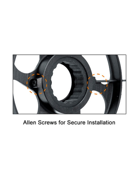 Add-on In Index Wheel for Side Wheel AO Scope-Black-60 mm | UTG® UTG® & UTG PRO® - 3