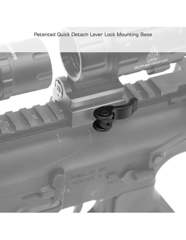 3X Magnifier with Flip to Side QD Mount | UTG® UTG® & UTG PRO® - 4