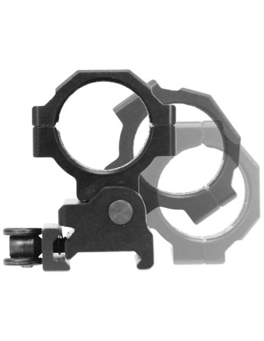 Flip-to-Side Picatinny/Weaver QD Ring Mount, 30 mm-Black | UTG® UTG® & UTG PRO® - 5