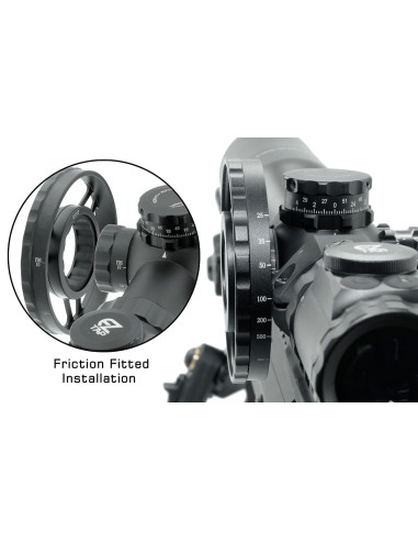 Parallax Index Wheel for OP3 Scopes-Black-80 mm | UTG® UTG® & UTG PRO® - 3