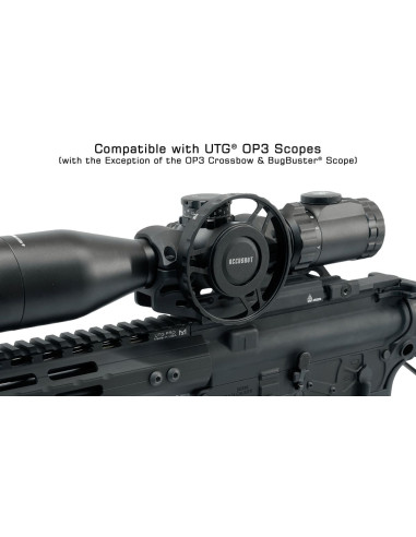 Parallax Index Wheel for OP3 Scopes-Black-80 mm | UTG® UTG® & UTG PRO® - 4