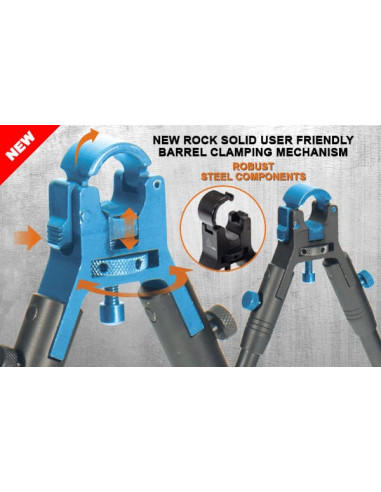 New Gen Reinforced Clamp-on Bipod, 8.7"-10.2" | UTG® UTG® & UTG PRO® - 4