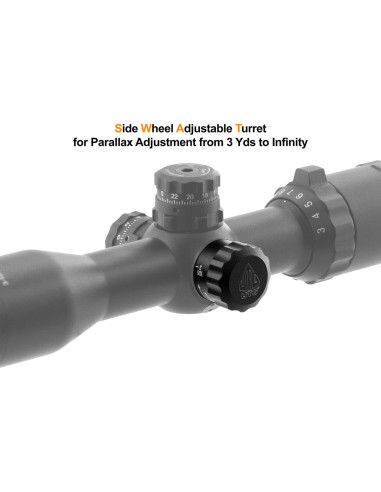 BugBuster Scope, 3-12X32 1 AO, Mil-dot, QD Rings | UTG UTG & UTG Pro - 5