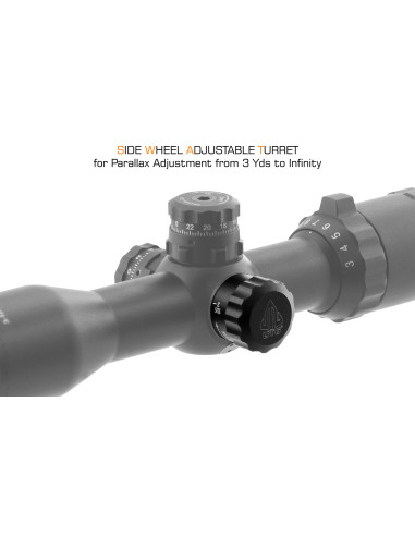 BugBuster Scope, 3-12X32 1 AO, Mil-dot, Dovetail Rings | UTG UTG & UTG Pro - 6