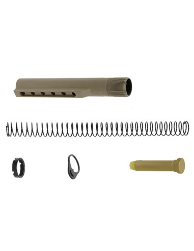 UTG PRO® AR15 6-position Receiver Extension Tube Kit, Mil-spec, FDE Cerakote® UTG & UTG Pro - 1