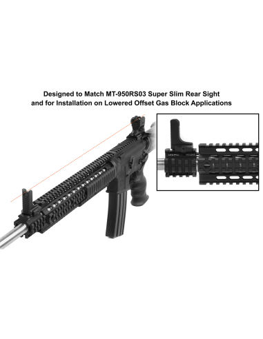 UTG Super Slim Fixed Front Sight, High Profile UTG & UTG PRO - 6