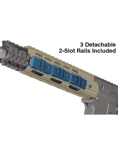 AR15 Super Slim Free Float Handguard, 7" Carbine-length, FDE Cerakote | UTG Pro® UTG & UTG Pro - 6