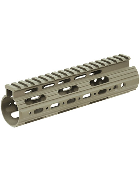 AR15 Super Slim Free Float Handguard, 7" Carbine-length, FDE Cerakote | UTG Pro® UTG & UTG Pro - 1