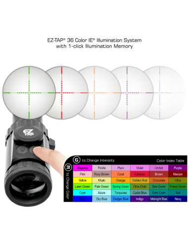 UTG® 3-12X44 30mm Compact Scope, AO, 36-color Mil-dot, Rings UTG & UTG Pro - 4