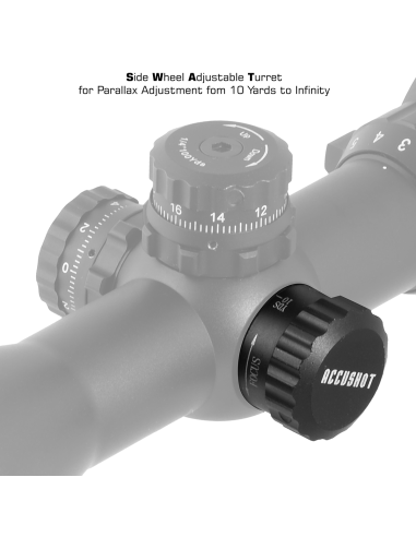 UTG® 3-12X44 30mm Compact Scope, AO, 36-color Mil-dot, Rings UTG & UTG Pro - 9