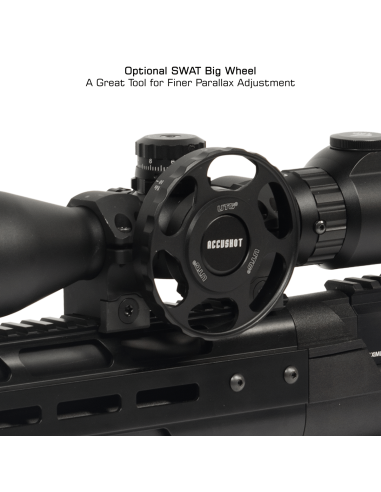 UTG® 3-12X44 30mm Compact Scope, AO, 36-color Mil-dot, Rings UTG & UTG Pro - 10
