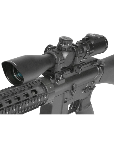 UTG® 3-12X44 30mm Scope, AO, 36-color Mil-dot, w/ Rings UTG & UTG Pro - 5